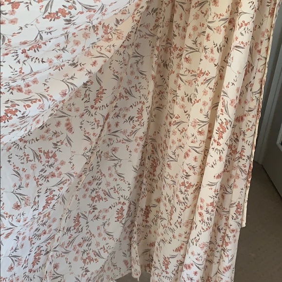 SHEIN Floral wrap dress with flutter sleeve - Picture 6 of 10